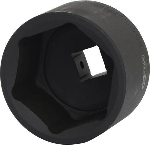 KS Tools 1" Sechskant-Kraft-Stecknuss kurz, 85mm, schwarz, Chrome-Molybdän - Bild 1