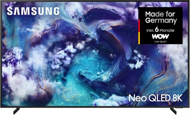 Samsung Neo QLED Vision AI Smart TV GQ65QN900FT, 163 cm (65 Zoll), 8K Ultra HD, Mini LED, Titanschwarz - Bild 1