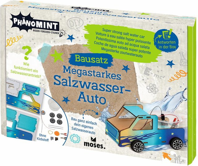 Moses Verlag PhänoMint Megastarkes Salzwasserauto, Bausatz - Bild 1