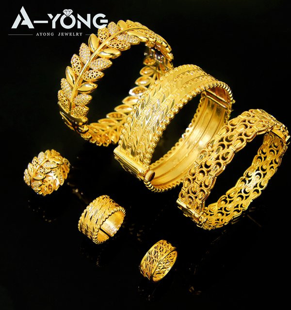 A-YONG AYONG JEWELRY Schmuckset, Gold, Zirkonia, Damen - Bild 1