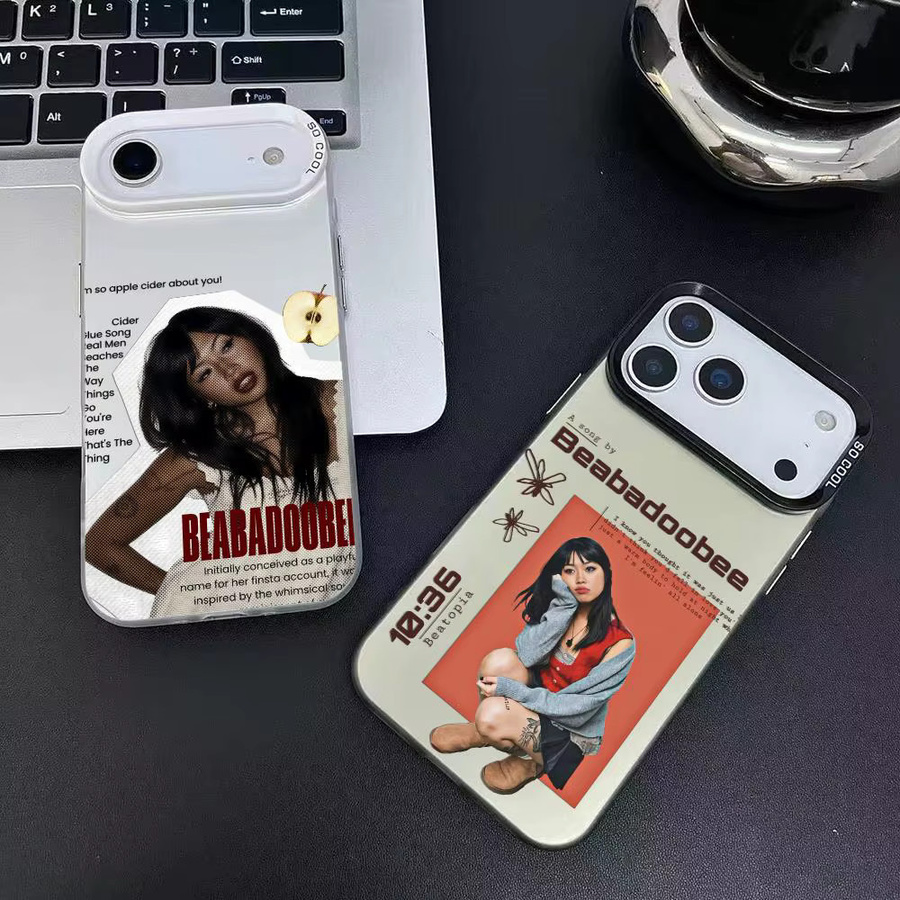 B-BeabadoobEES Handyhülle für iPhone 11 bis 17 Pro Max Matte Laser Aurora Stoßfest in Schwarz - Bild 2