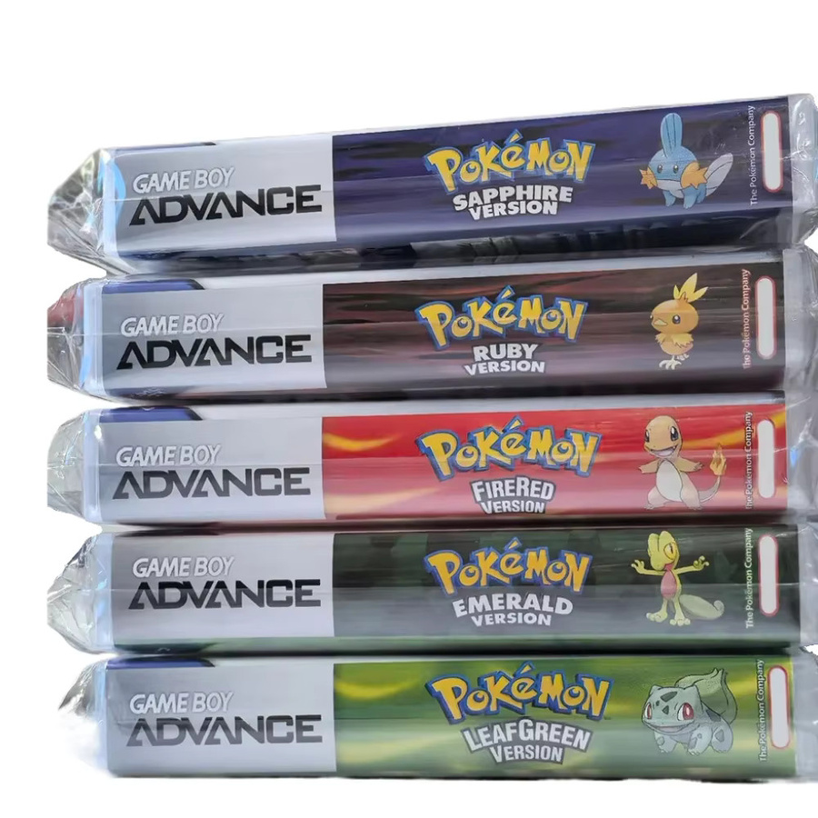 Pokemon GBA Videospielkassette 252-Serie für Nintendo Game Boy Advance in 5 Versionen: Emerald, FireRed, Leafgreen, Ruby und Sapphire als Rollenspiel-Modul in Multicolor - Bild 3