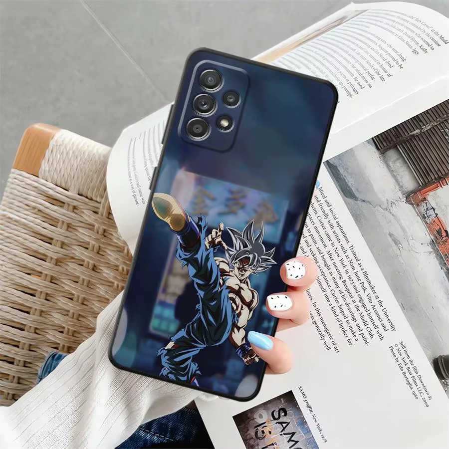 Dragon Ball Anime Goku Handyhülle für Samsung Galaxy A-Serie in Schwarz - Bild 4