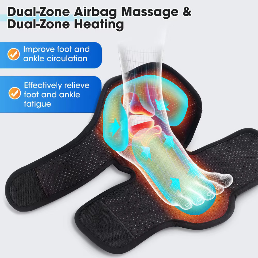 PASTSKY Fuß- und Knöchelmassagegerät mit 4 Heizstufen, kabellos - Bild 5