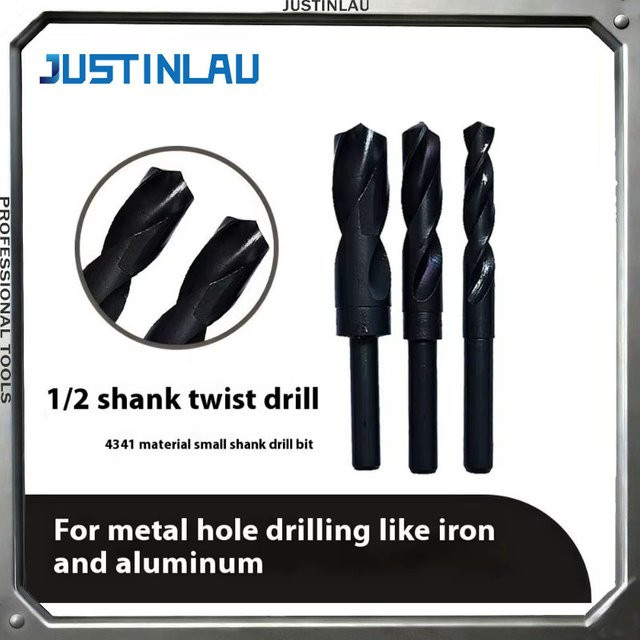 JUSTINLAU Bohrer Bit für gebrannten Teig Twists aus Schnellarbeitsstahl Edelstahl für Metallplatten 13–30 mm - Bild 1
