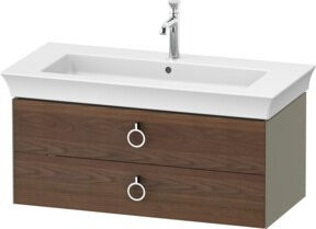 Duravit Waschtischunterschrank White Tulip in Weiß glänzend B/T/H: 98,4 x 45,8 x 41 cm - Bild 1