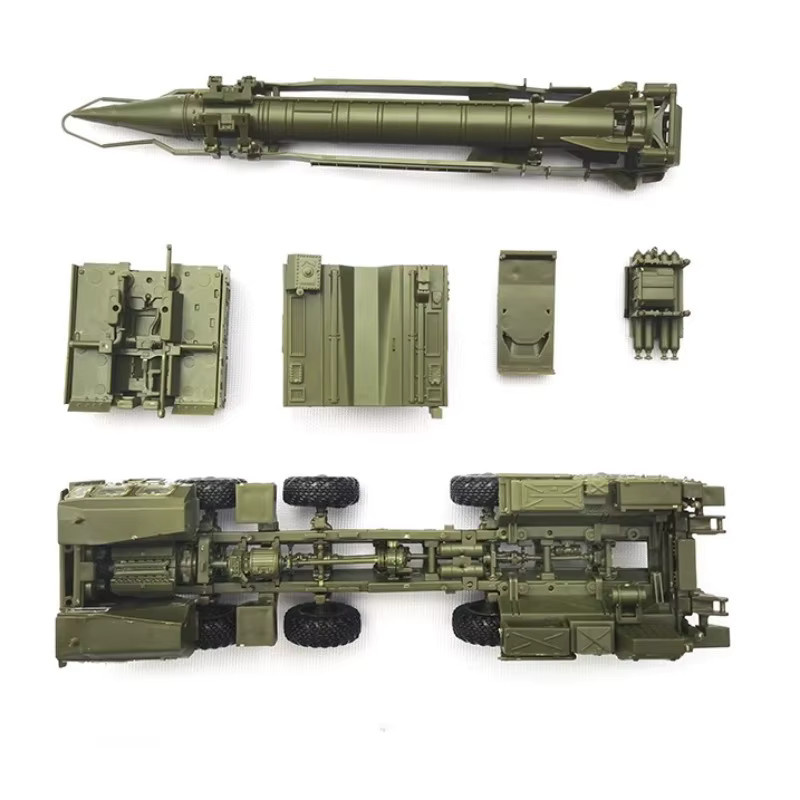GRAPMAN Ehemaliger sowjetischer Scud B-Typ Raketenstartfahrzeug Militär LKW, 1:72, Spielzeug Fahrzeug - Bild 3