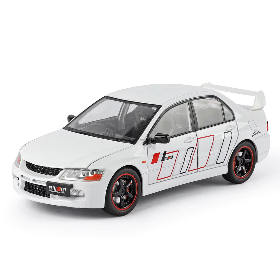 MINI AUTO Lancer EVO IX Modell Auto, 1:24, Metall, mit Sound und Licht - Bild 2