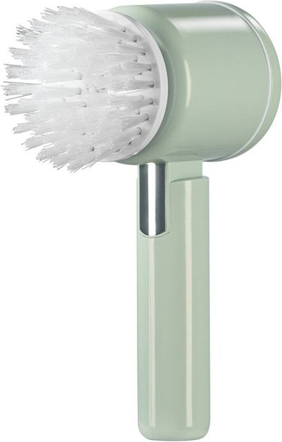 CLEANmaxx Akku-Reinigungsbürste 4-teilig in Green, B/H/L: 7 x 12 x 21 cm - Bild 1