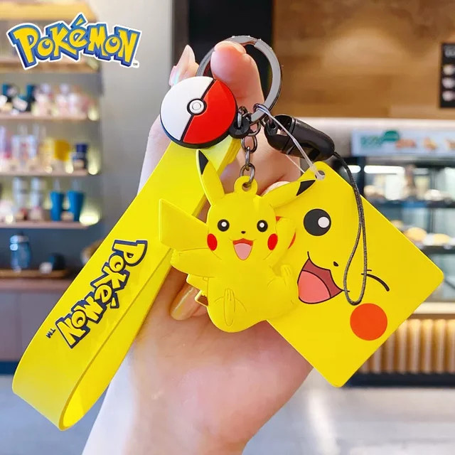 LANGBOWANG Pokémon Action Figure Pikachu Squirtle Bulbasaur Charmander Psyduck, Schlüsselbund, Set / Bundle - Bild 1