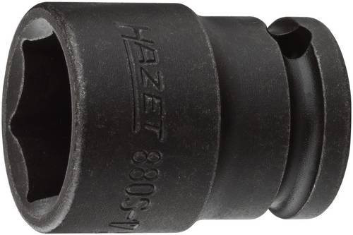 Hazet 880S-17 Schlag- und Maschinenschrauber-Steckschlüssel-Einsatz mit Außen-Sechskant-Tractionsprofil, 17 mm, 3/8 Zoll (10 mm) Vierkant hohl - Bild 1