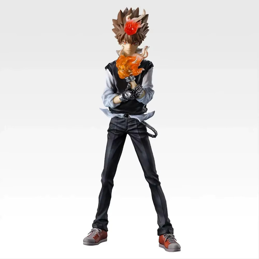 BANDAI Katekyo Hitman Reborn Ring Battle Tsuna Gokudera Yamamoto Hibari Mukuro Figur, Anime-Modell - Bild 2