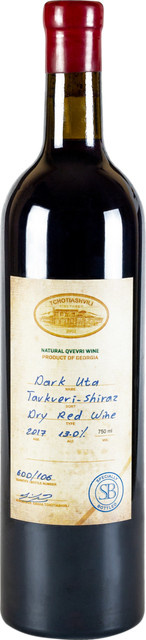 Tchotiashvili Dark Uta 2020 Rotwein, Shiraz, Georgien, 0,75 l - Bild 1