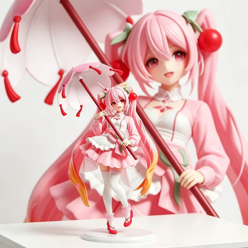 Bandai Hatsune Miku Sakura Miku, Anime-Figur, 21cm, Kunststoff - Bild 2