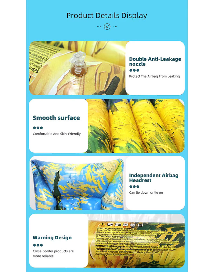 Wonflex Aufblasbare Schwimmringe und Wassermatratzen in Multicolour für Erwachsene und Kinder - Bild 3