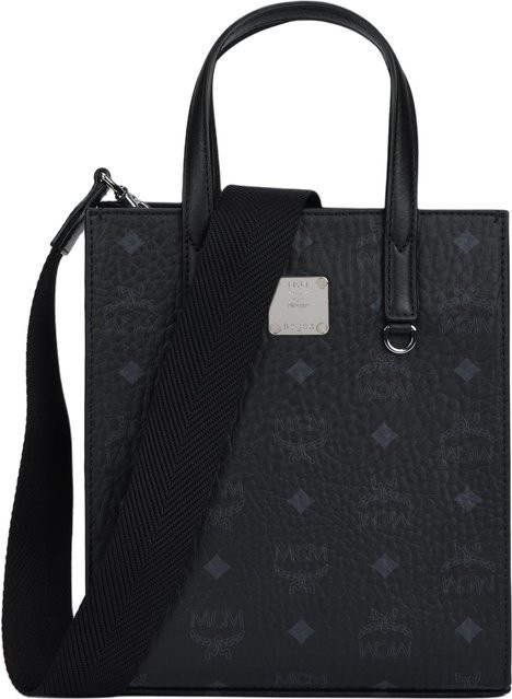 MCM Handtasche, Monogramm, Leder, Schwarz, Unisex - Bild 1