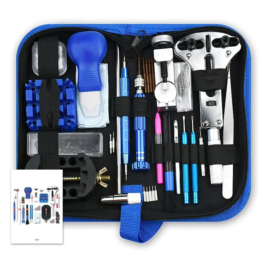 Uhr Reparatur Tool Kit, Link Pin Remover, Shell Opener, Batterie Ersatz Set - Bild 5