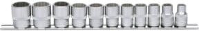 KS Tools 11-teiliger 3/8 Zoll 12-kant Stecknuss-Satz in Silber - Bild 1