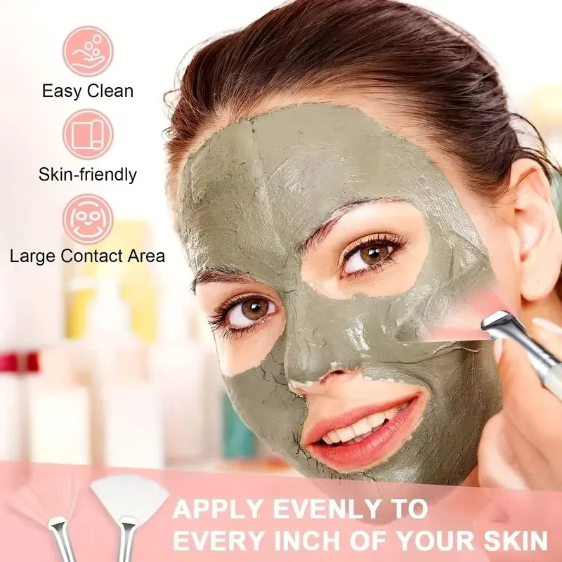 HMQ beauty Fächerpinsel für Gesicht, 3/6/12 Stück, Damen - Bild 2