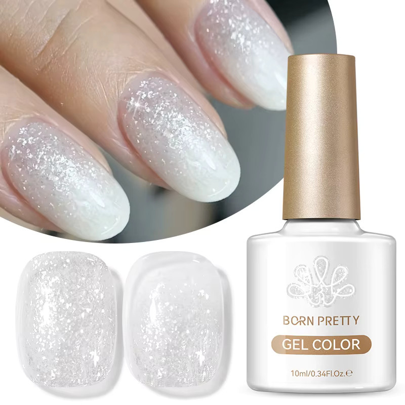 BORN PRETTY Jelly Gel Nagellack, 10 ml, schimmernd - Bild 2