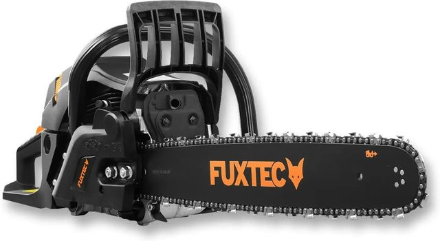 FUXTEC Kettensäge FX-KS262 Benzin in Schwarz mit Toolkit, Mischbehälter und Tragetasche - Bild 1