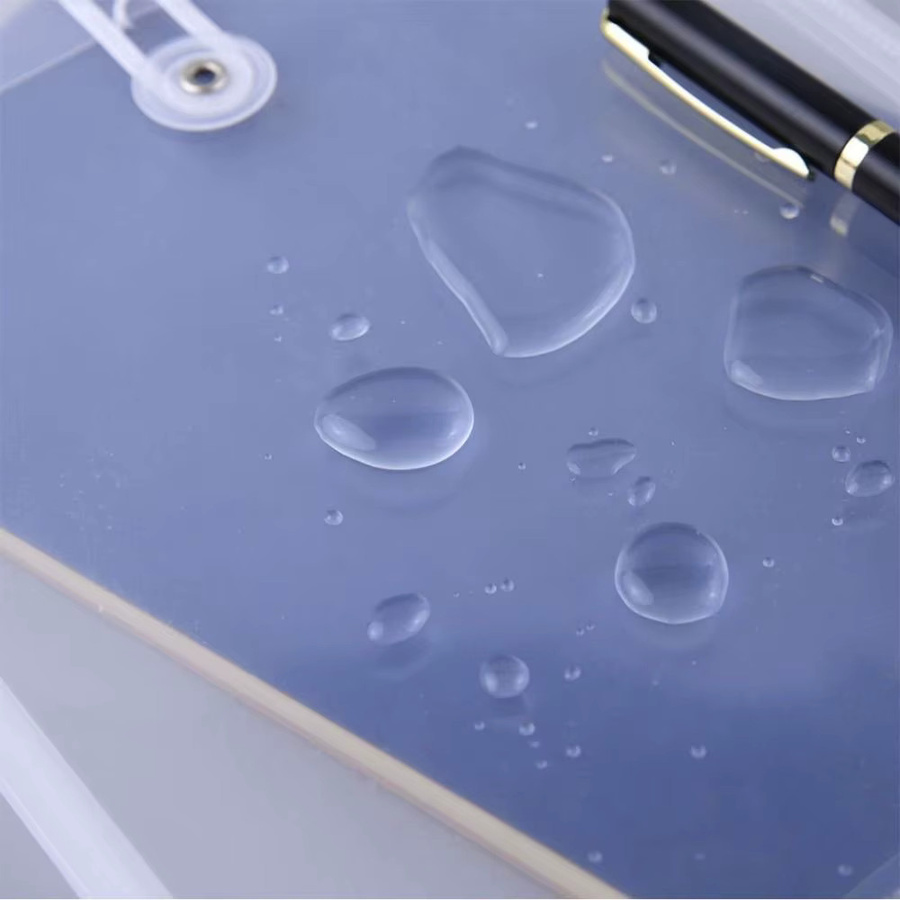 Transparenter Aktenordner aus Kunststoff für A5 und A6, wasserdichter Aktenhalter mit Ringbindung für Studenten und Schule - Bild 2
