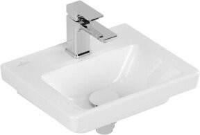 Villeroy & Boch Handwaschbecken Subway 3.0, rechteckig, weiß, B: 37 cm, T: 30,5 cm - Bild 1