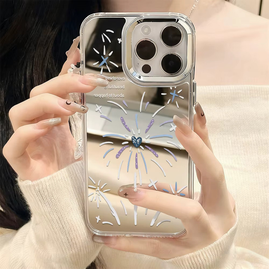 Luxus Make-Up Spiegel Handyhülle für Apple iPhone 17 Pro Max, 16, 15, 14, 13, 12, 11 und Air in Transparent - Bild 4