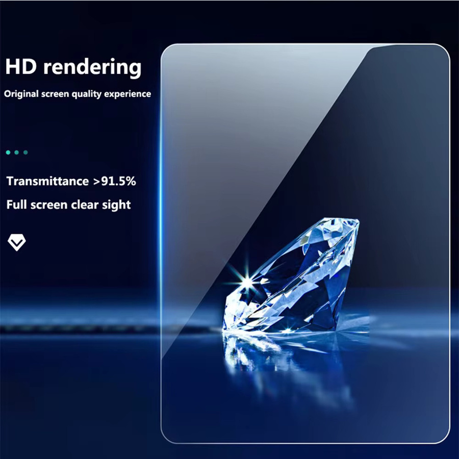 2 Stück Samsung Galaxy Tab A11 Plus A11+ 11 Zoll und Galaxy Tab A11 8,7 Zoll Displayschutzfolie aus gehärtetem Glas, transparent - Bild 5