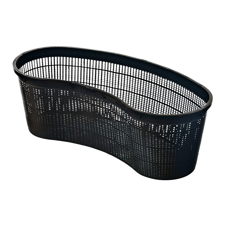 Heissner Pflanzkorb bogenförmig für den Teich aus Kunststoff, Breite: 45 cm, Tiefe: 18 cm - Bild 2