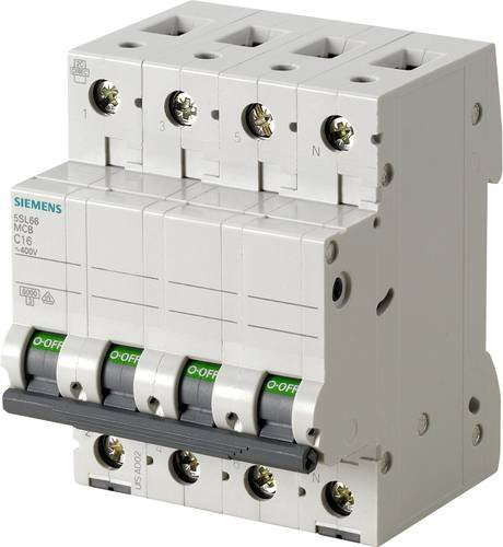 Siemens Leitungsschutzschalter 5SL6663-6 63A 400V in Weiß - Bild 1