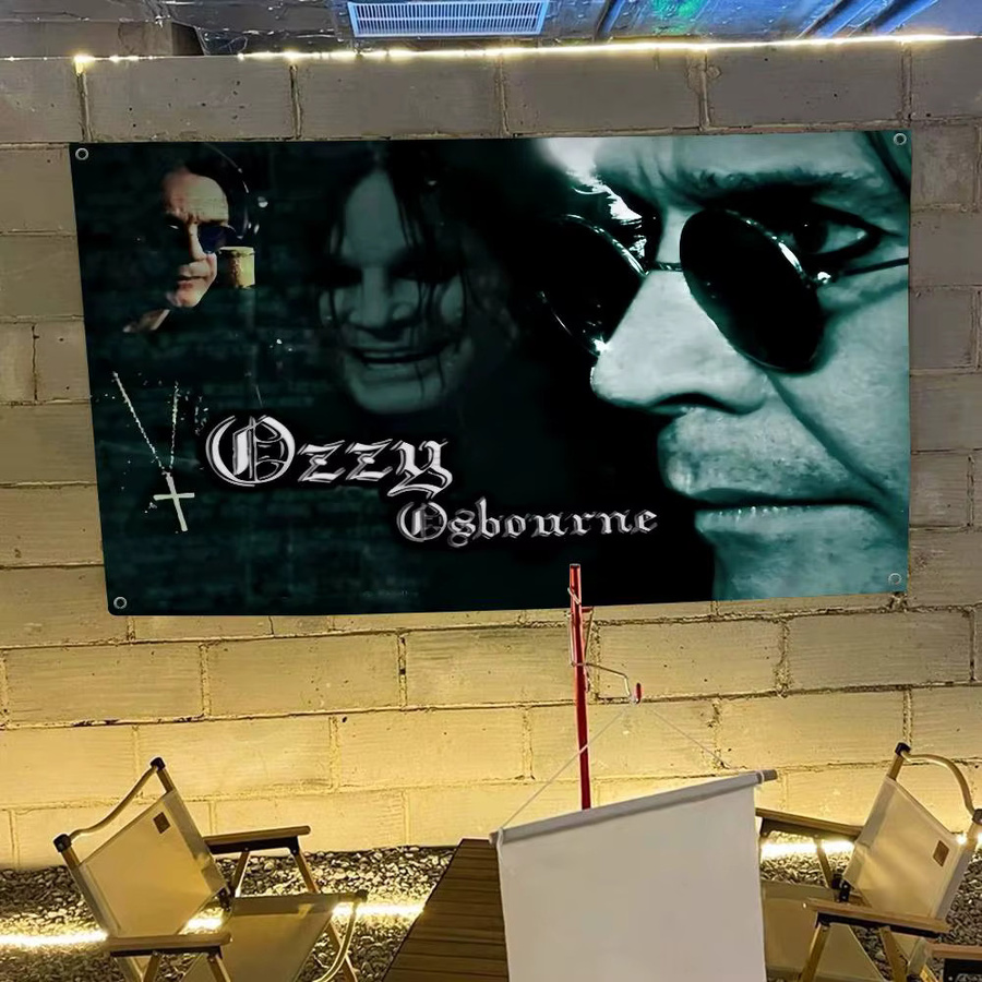 Ozzy Osbourne Werbefahne als Party Banner für Werbung und Veranstaltungen - Bild 4