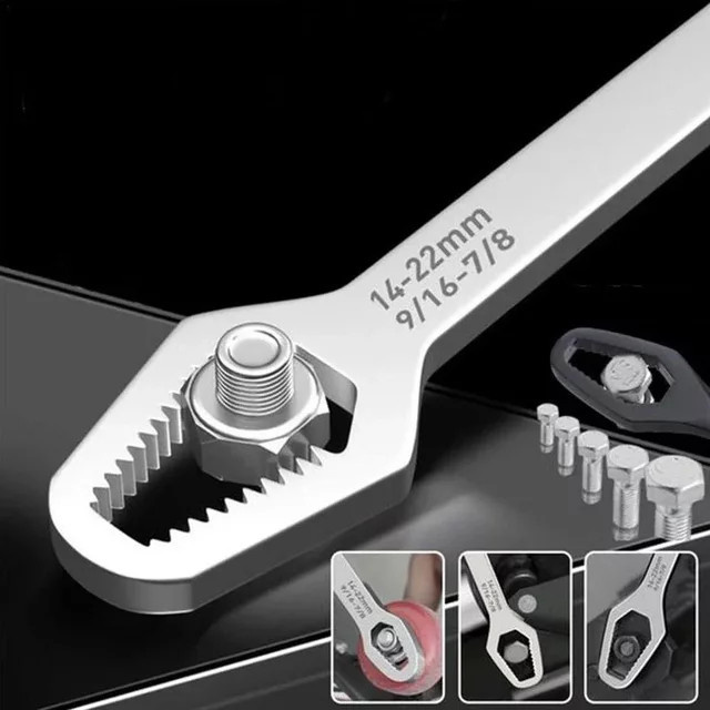 vvocci Selbstspannender Universal-Torx-Schraubenschlüssel 8-22mm mit verstellbarem Brillenkopf - Bild 1