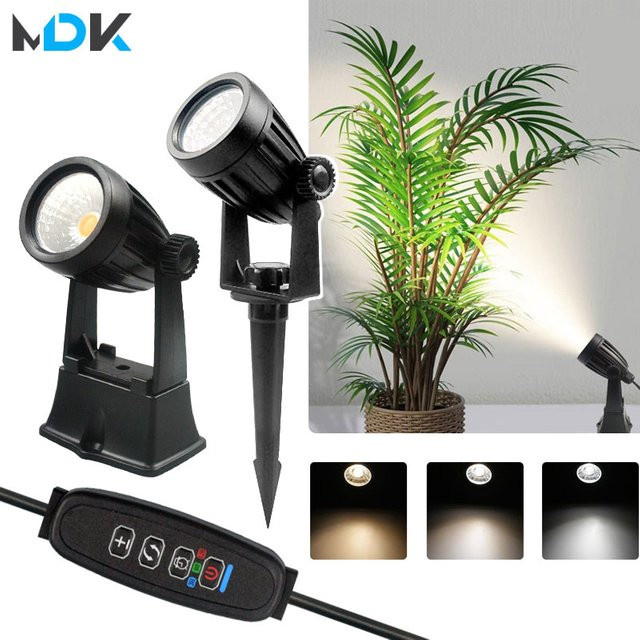 Teetealy USB LED Pflanzenbeleuchtung Schwarz, dimmbare 5W Uplight-Spotlampe für den Innenbereich - Bild 1
