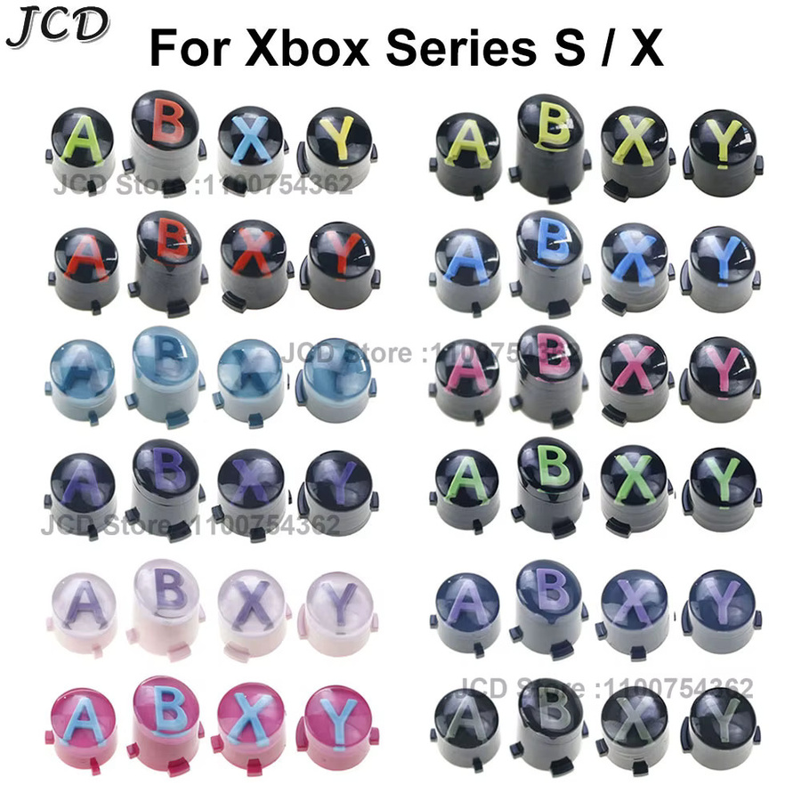 JCD Ersatz-Tasten Set für Xbox Series X und Series S Controller mit Thumbsticks Caps und ABXY Tasten in Multicolor - Bild 3
