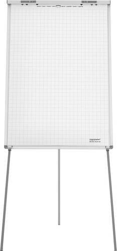 Magnetoplan Flipchart Junior SP Whiteboard, Weiß, B: 75 cm, H: 185 cm, höhenverstellbar und magnethaftend - Bild 1