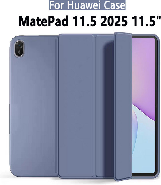 Magnetische Schutzhülle für Huawei MatePad 11,5 2025 in Grün mit Klappfunktion und Ständer aus Leder und TPU - Bild 1