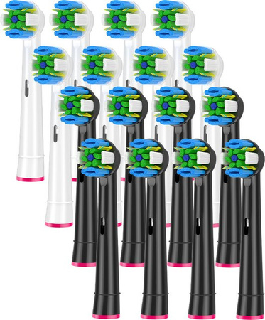 8 oder 16 Stück EB25 EB50 Cross Action Ersatzbürstenköpfe in Weiß für Oral-B elektrische Zahnbürsten D12 D16 D100 3757 3709 Pro3 Pro1Max von qlebaby