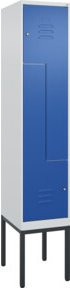 C+P Z-Spind Classic PLUS Spind mit 2 Fächern, Gestell mit Zylinderschloss, H x B x T: 212,0 x 40,0 x 50,0 cm - Bild 1