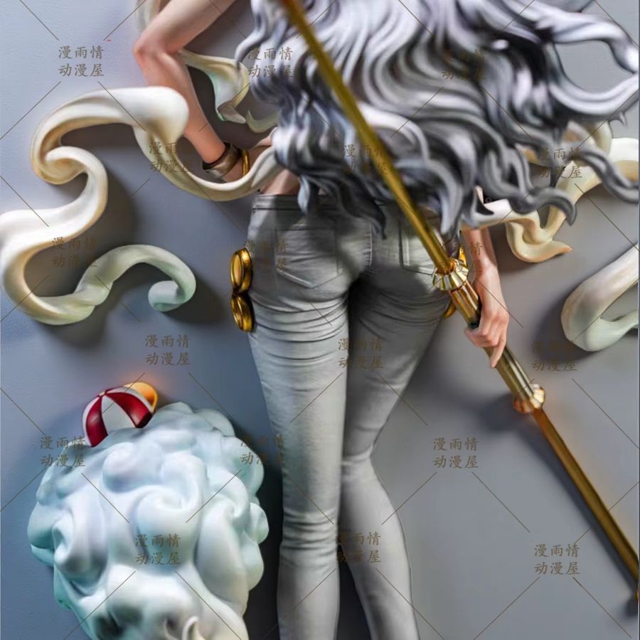 Bandai One Piece Cartoon-Figuren PVC-Modell Nami Sanji Nika Zoro Schreibtischdekoration Höhe: 28 cm - Bild 3