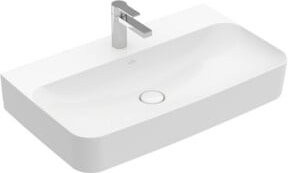 Villeroy & Boch Waschtisch Finion in Weiß, Wandmontage, Keramik, Rechteckig, B: 80 cm, T: 47 cm - Bild 1