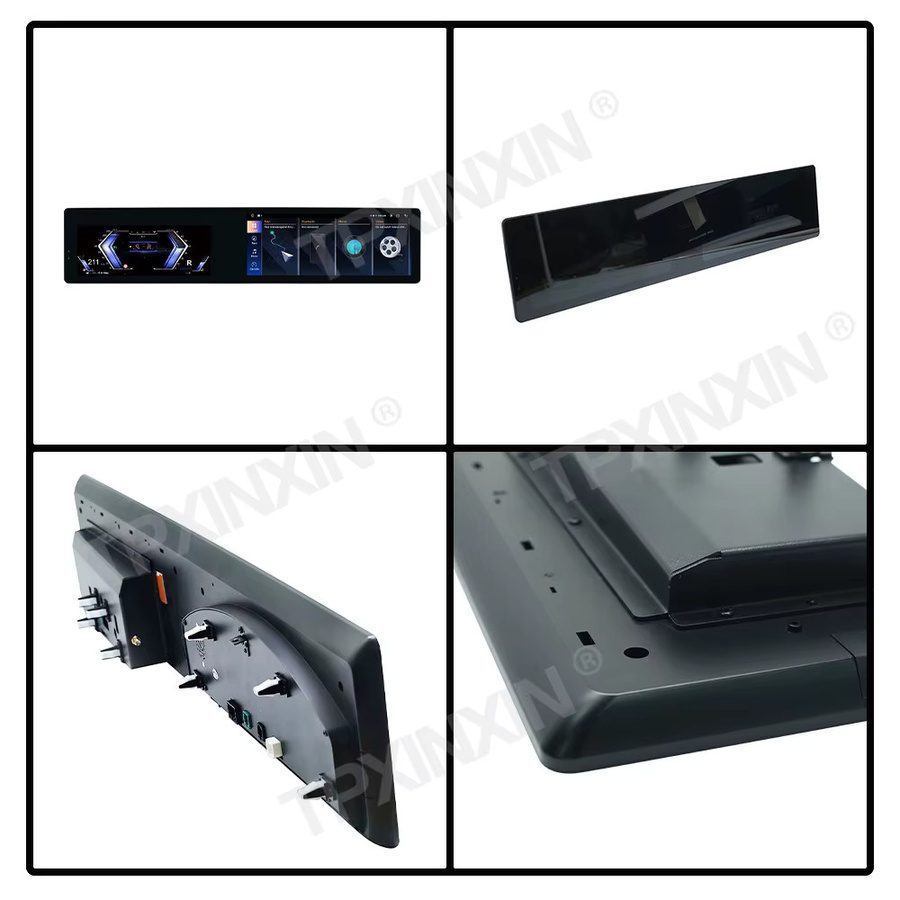 TPXINXIN Dual Screen Android Carplay Auto Radio mit GPS Navigation für BMW 5 Serie 2011 bis 2017 in Schwarz - Bild 5