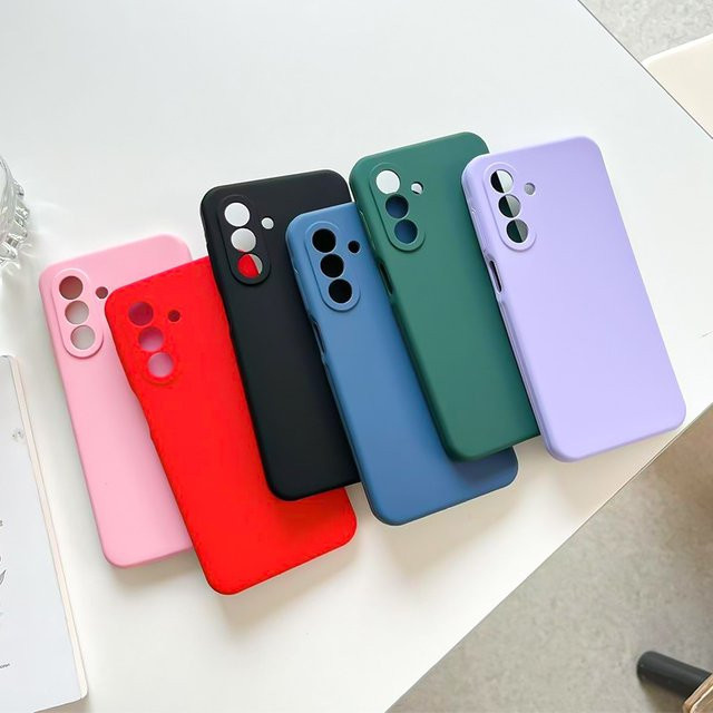 Luxus Silikon Schutzhülle für Samsung Galaxy A-Serie in Schwarz - Bild 1