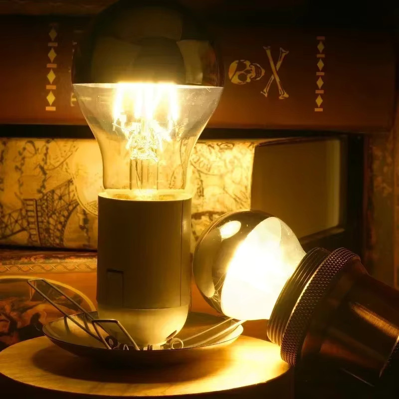 GOT LIANG Retro Edison LED Filament Lampe Silber warmweiß 4W - Bild 2