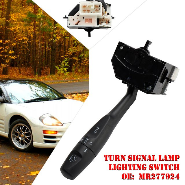 Areyourshop Blinkerlampen-Beleuchtungsschalter für Mitsubishi Eclipse Galant Montero in Schwarz (MR 277924) - Bild 1