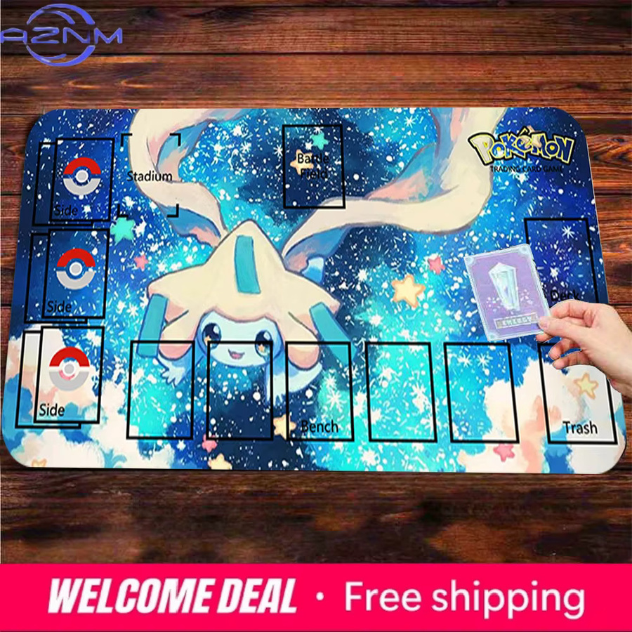 Potdemiel Pokémon Battle Playmat, Weltraum, rutschfeste Gaming-Mausunterlage - Bild 2