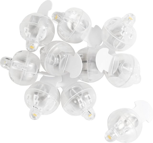 HobbyFun Mini-LED Leuchtkugeln transparent warmweiß für festliche Anlässe - Bild 1