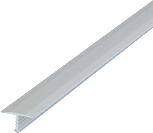 Dalsys T-Profil Übergangsschiene aus Aluminium in Silber, Länge: 100 cm, Breite: 18 mm - Bild 1