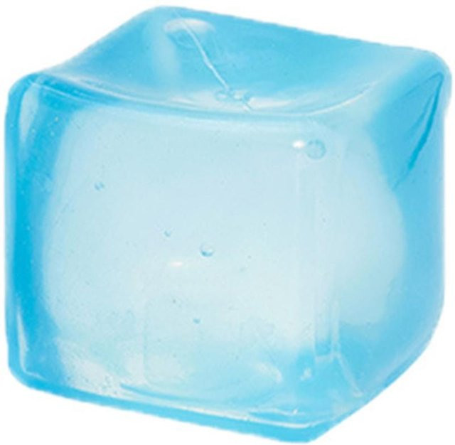 4 Stück Eiswürfel Squishy Spielzeug, Transparent, White - Bild 1