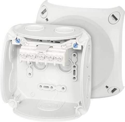 Hensel Kabelabzweigkasten DK 0402 G halogenfrei und plombierbar B: 104 mm, T: 104 mm - Bild 1